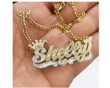 Load image into Gallery viewer, Double Plated Name Necklace
