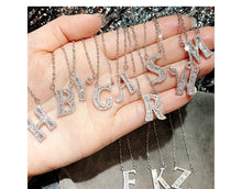 Load image into Gallery viewer, ICY Initial Necklace
